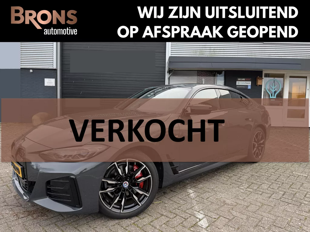 BMW i4 M50 High Executive 84 kWh Schuifdak l M-sportpakket