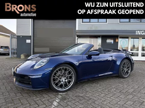 Porsche 911 Cabrio 20/21 Inc l led koplampen l Stoel koeling l Sport uitlaat l Sport Chrome
