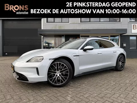 Porsche Taycan Sport Turismo Black Edition 105 kWh Pano l Massage l bijrijders scherm