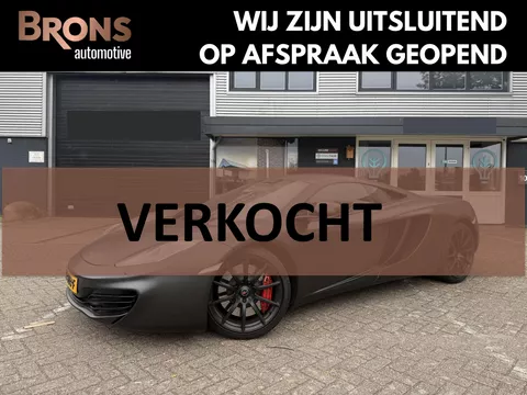 McLaren MP4-12C 625PK I Full Carbon I Alcantara interieur